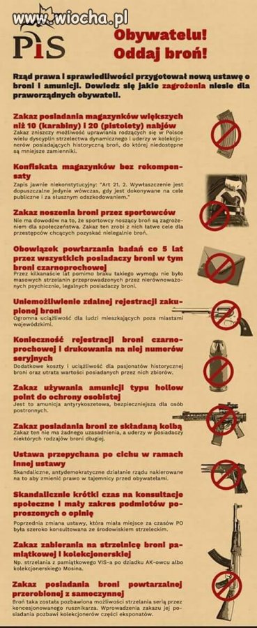Komu zależy byśmy byli bezbronni?