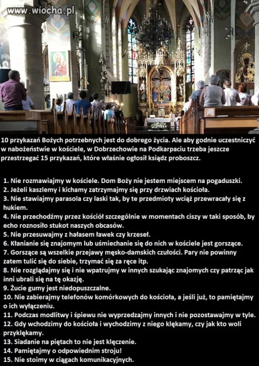 15 przykazań