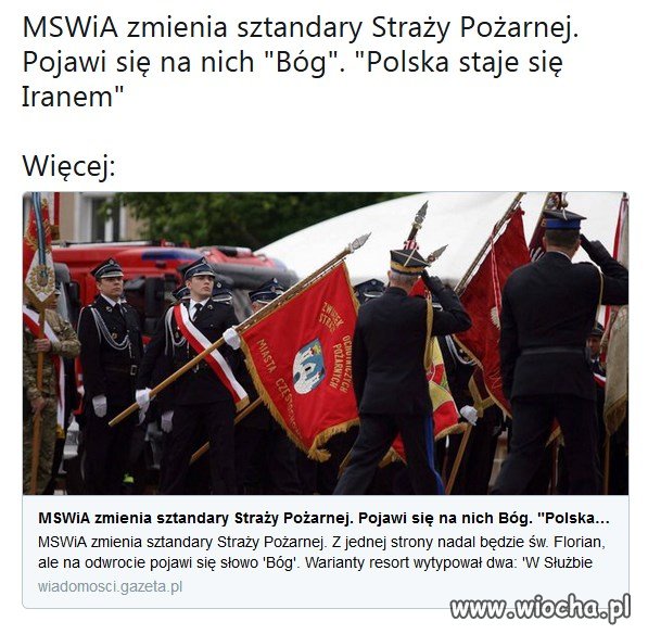 A w sikawce tylko woda święcona