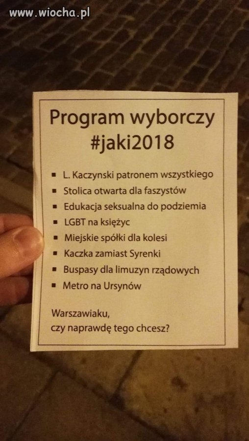Program wyborczy