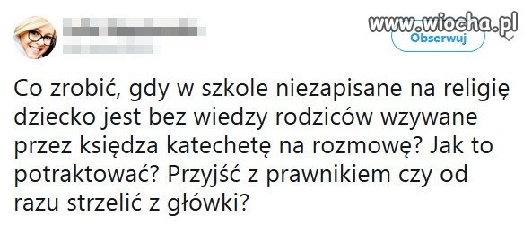 Najpierw to drugie, potem niech prawnik gada