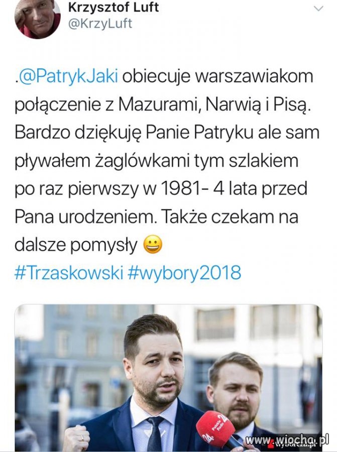 Ciekawe kiedy obieca przenieść stolice do Warszawy