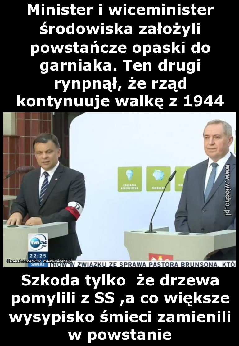 Minister i wiceminister środowiska założyli