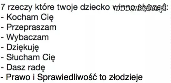 Siedem rzeczy 