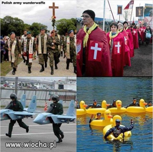 Przy okazji defilady jeden z wojskowych powiedział