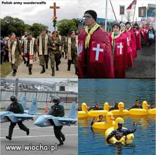Przy okazji defilady jeden z wojskowych powiedział