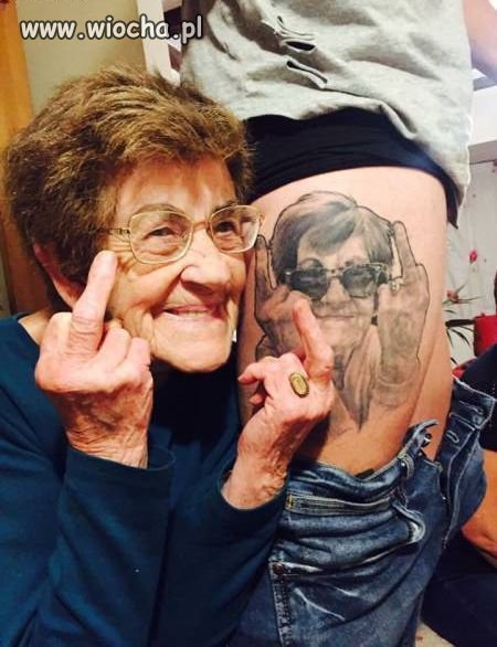 Babcia to ma.