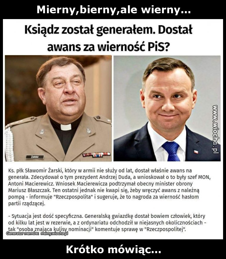 Mierny,bierny,ale wierny...
