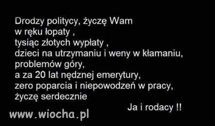 Życzenia. Tak bez okazji.