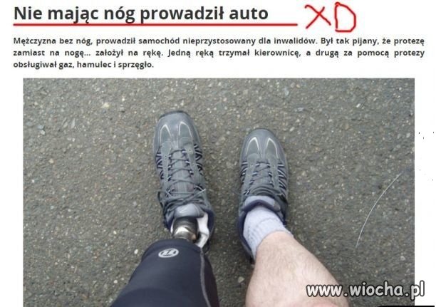 Inwalida? To cyrkowiec