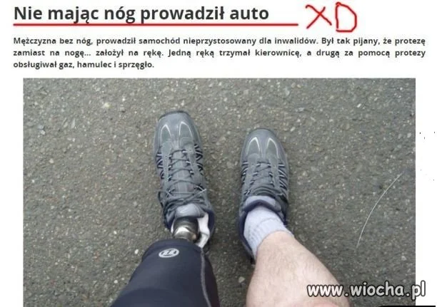 Inwalida? To cyrkowiec
