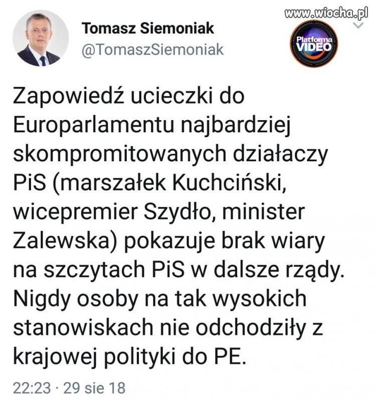 Jak szczury z tonącego statku