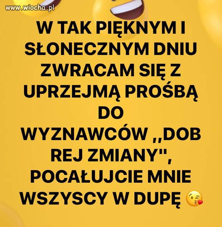 W tak piękny i słoneczny dzień