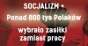 800 tys Polaków przeszło na socjal 
