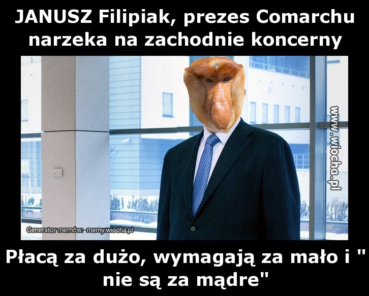JANUSZ Filipiak, prezes Comarchu narzeka na