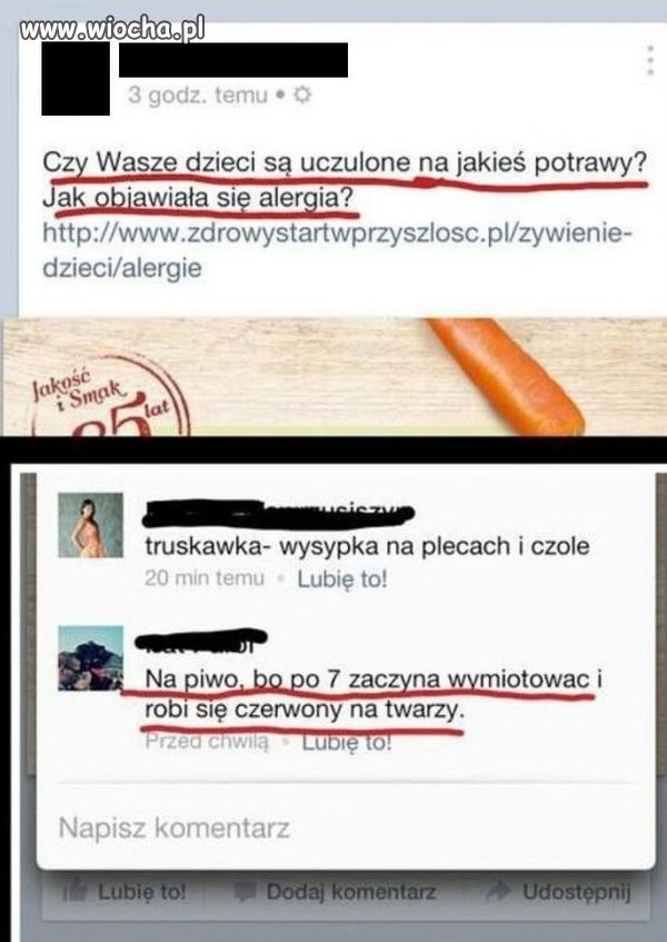Alergia na alkohol u dzieci 