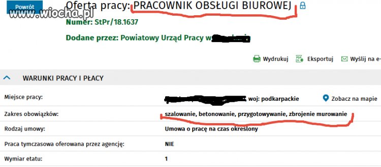 Pracuj ciężko mówili