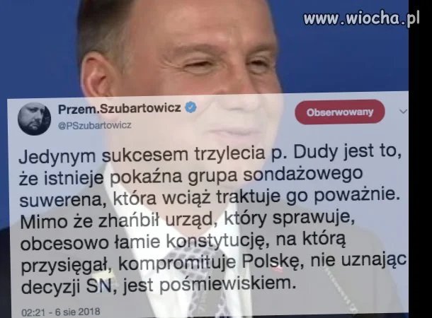 Jedyny sukces trzylecia Dudy