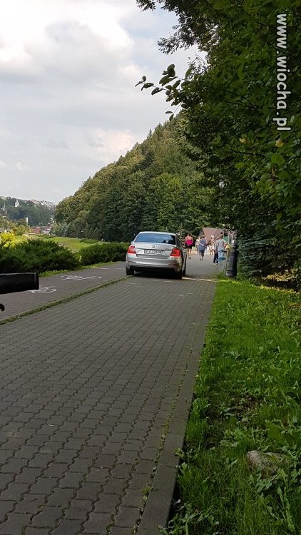 Bo Nawigacja kazała tam jechać