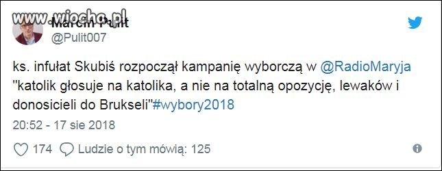 Ruszyła kampania wyborcza w...kościele
