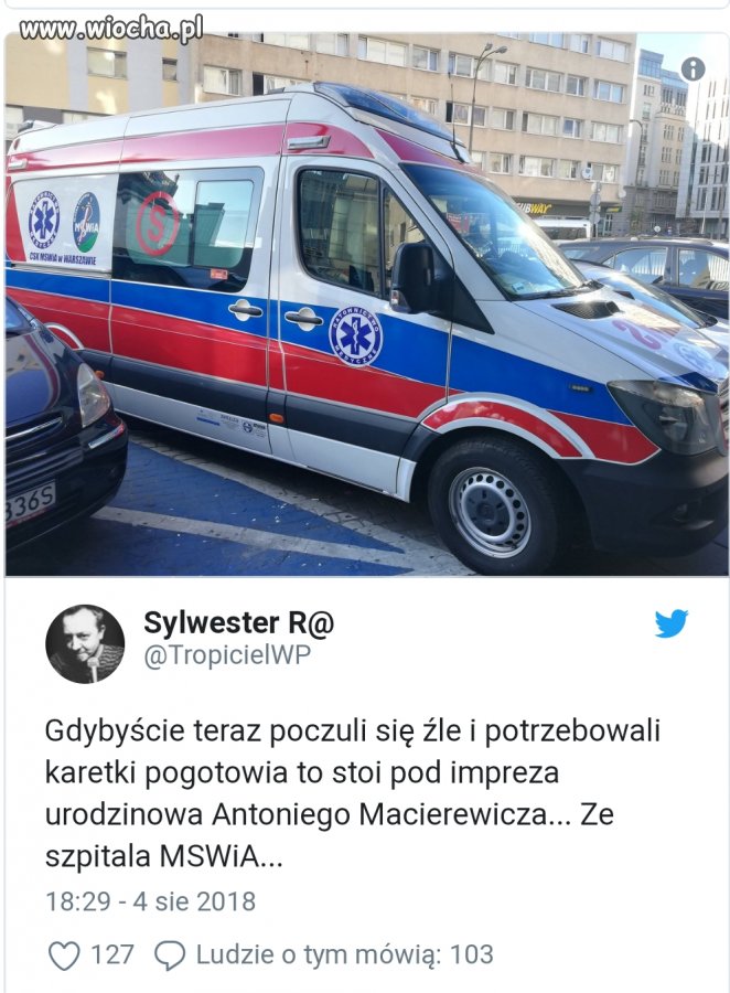 Ta karetka im się poprostu należała!
