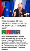 Poszanowanie prawa według PiS 