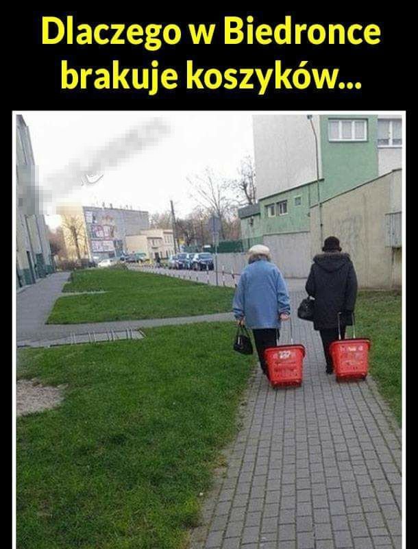 Znikające koszyki