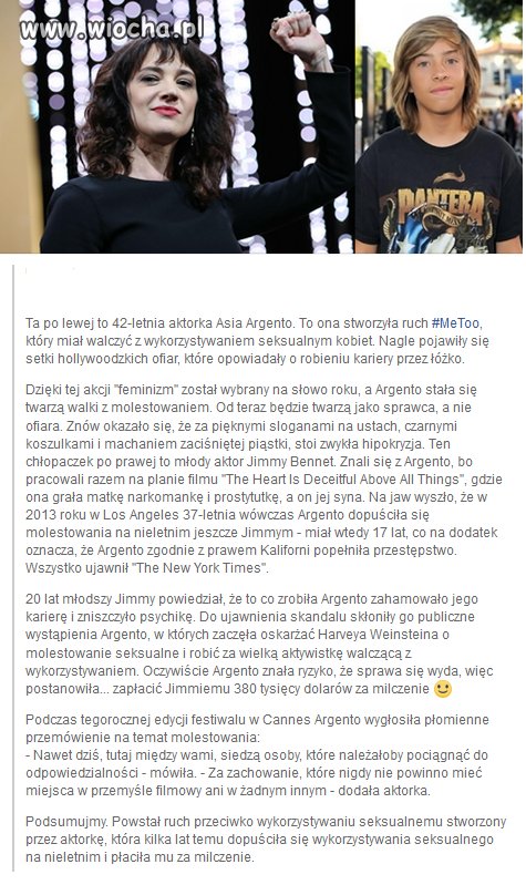 Hipokryzja #MeToo