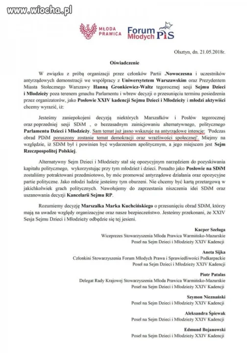 Antyrządowe tematy to