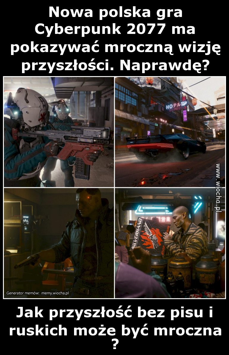 Nowa polska gra Cyberpunk 2077 ma pokazywać
