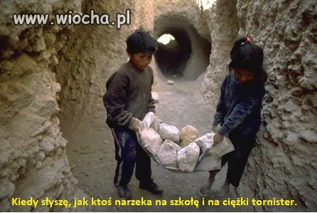 Narzekanie na szkołę
