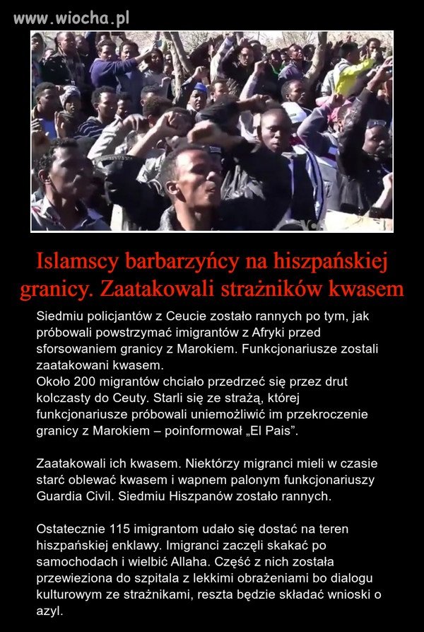 Trzeba prowadzić z nimi taką samą taktykę