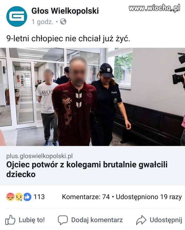 Wcale się dzieciakowi nie dziwię