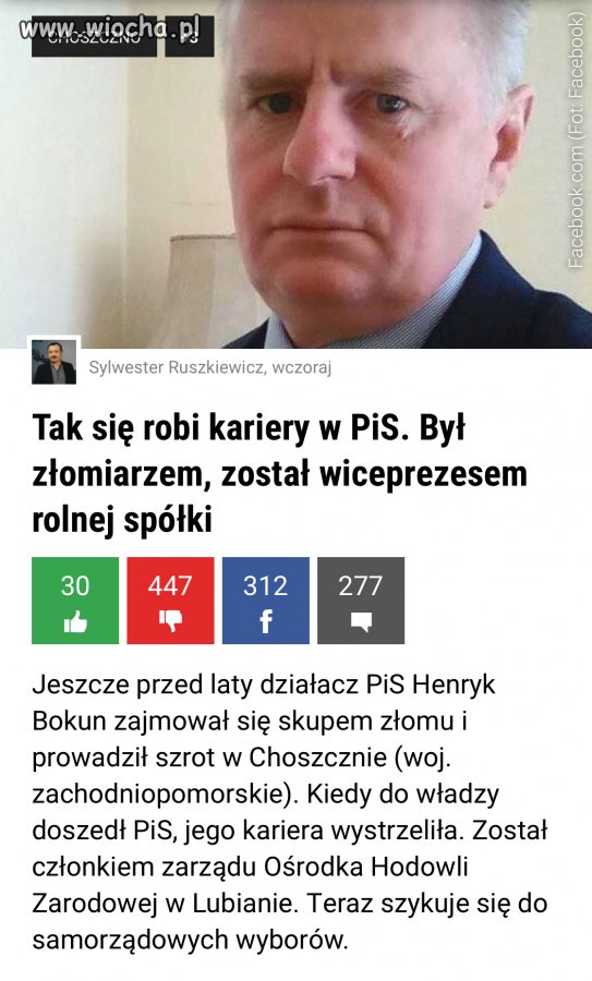Z cyklu pisowskie  kariery 