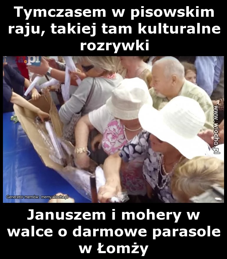 Tymczasem w pisowskim raju, takiej tam kulturalne