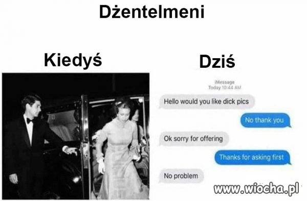 Dżentelmen wczoraj