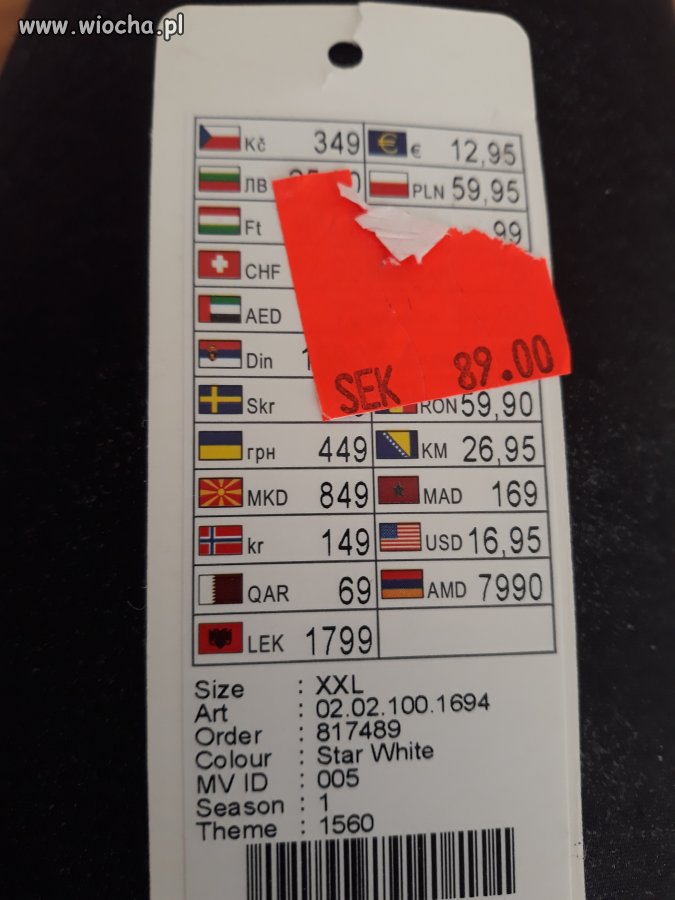 Tak nas kroją, cena w Szwecji ok 35 zł