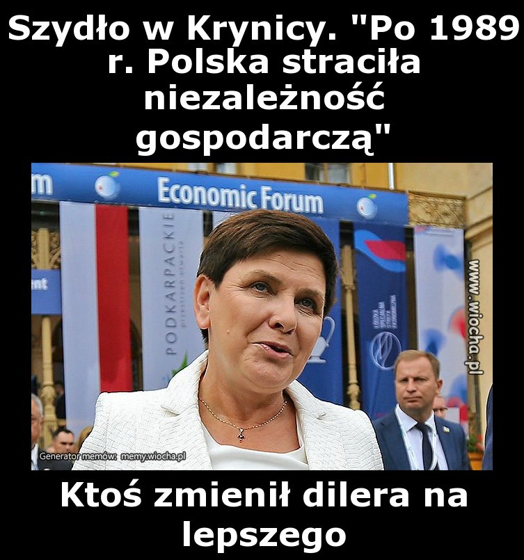 Ekonom  w spódnicy dał czadu