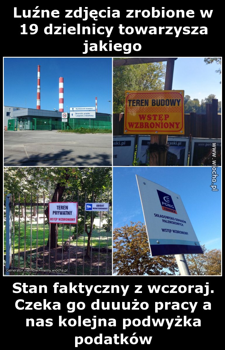 Luźne zdjęcia zrobione w 19 dzielnicy towarzysza