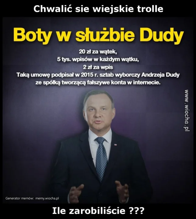 Chwalić się wiejskie trolle 
