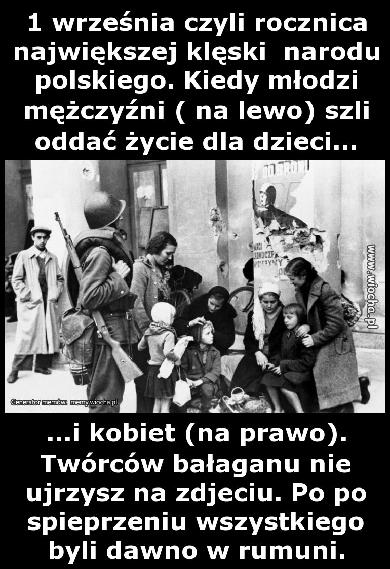 1 września czyli jak debilne prawactwo przesralo 