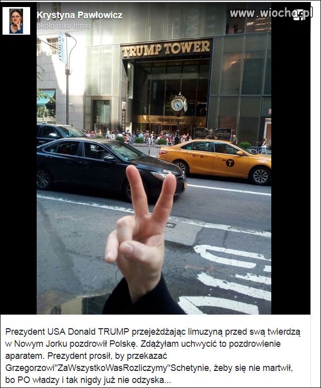 Trump grozi Schetynie