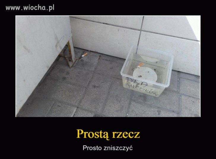 Zawsze znajdzie się jakiś debil