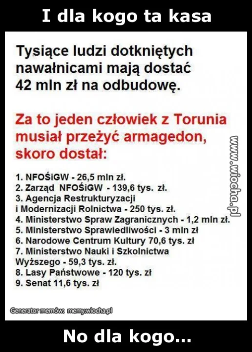 I dla kogo ta kasa