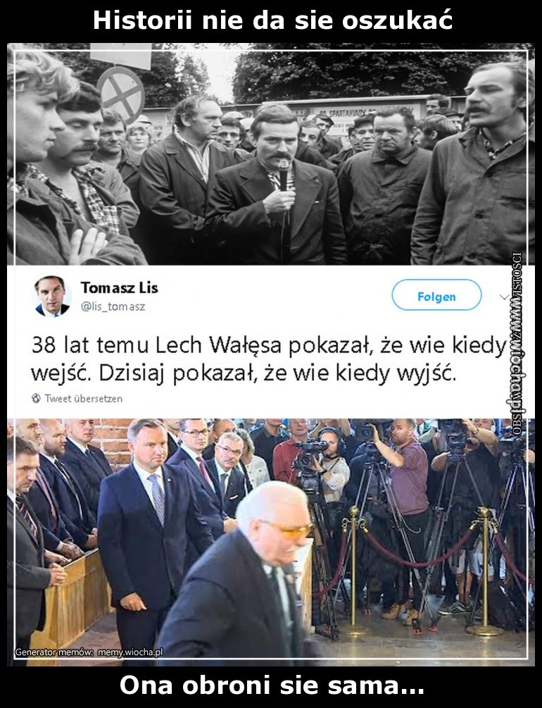 Historii nie da sie oszukać