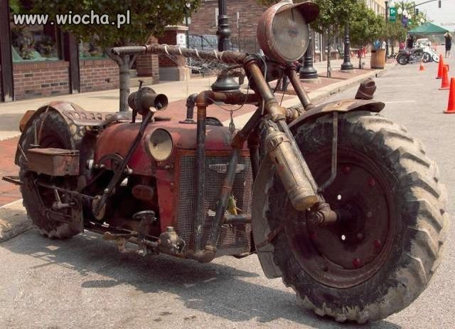 Motocykl ciągnika.