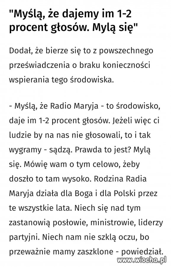 "Wincej piniendzy, wincej!"zakrzyknął Tadzio