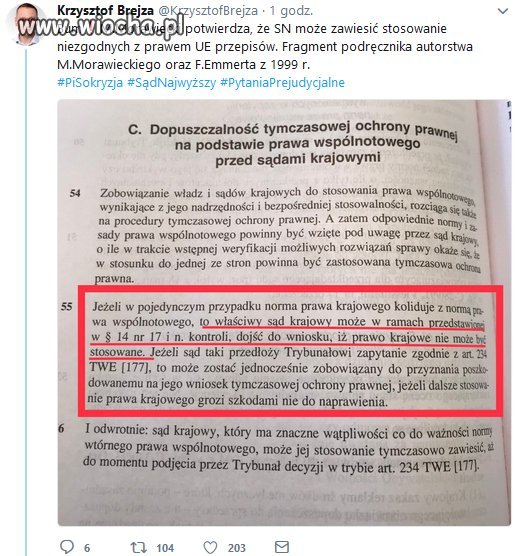  M.Morawiecki w książce - Prawo Europejskie