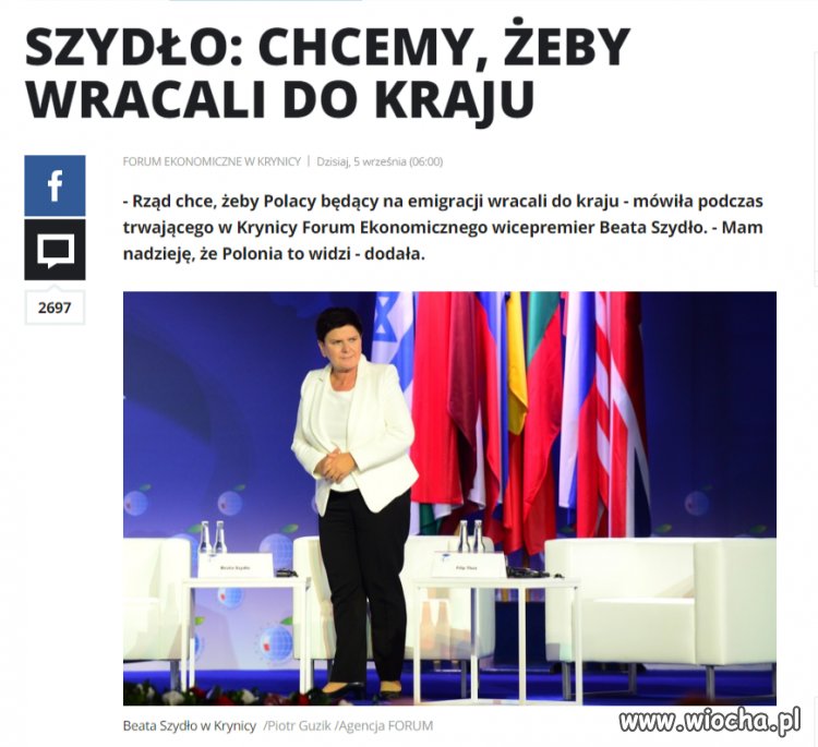 A sama chce "uciekać" do PE 