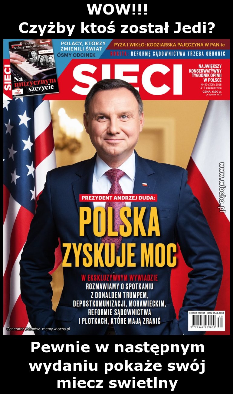 WOW!!!
Czyżby ktoś został Jedi?
